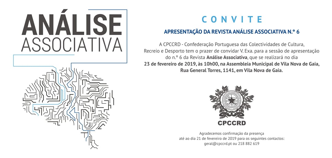 Sessão de Apresentação da Revista ANÁLISE ASSOCIATIVA